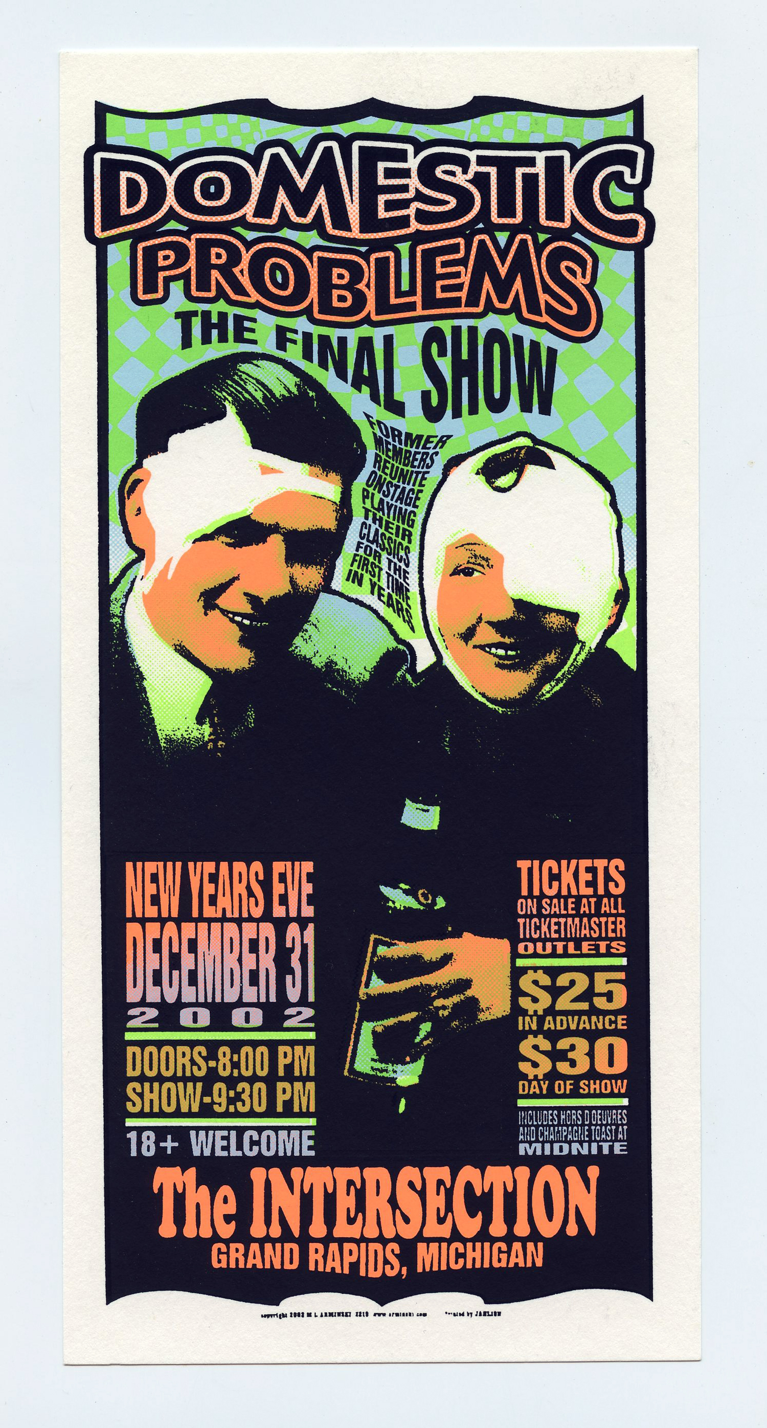 Domestic Problems Handbill Grand Rapids MI 2002 Dec 31 Mark Arminski