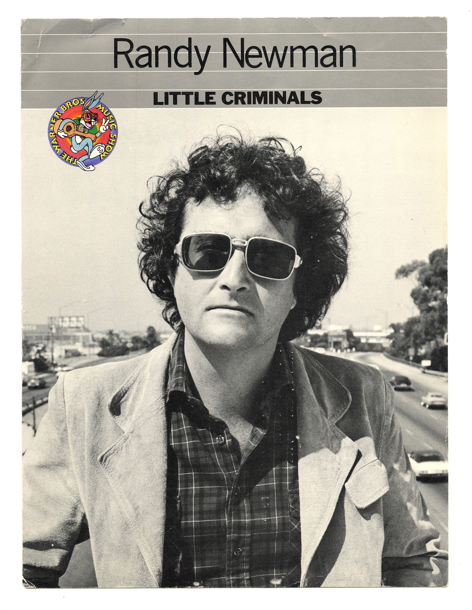 Randy Newman Postcard 1977 Little Criminals Album Promo Mailed