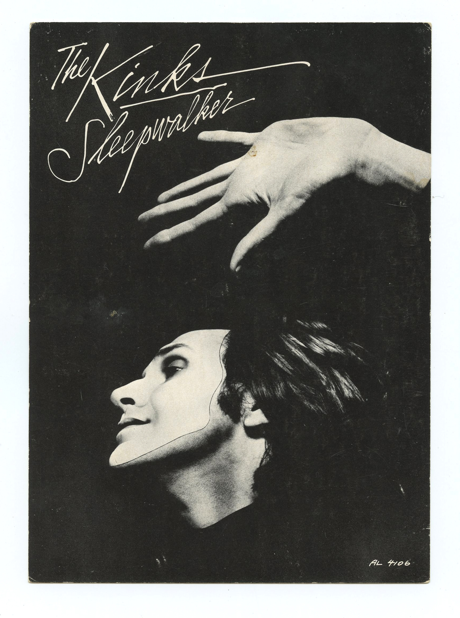 KINKS Postcard 1977 Sleepwalker Album Promo Arista Records