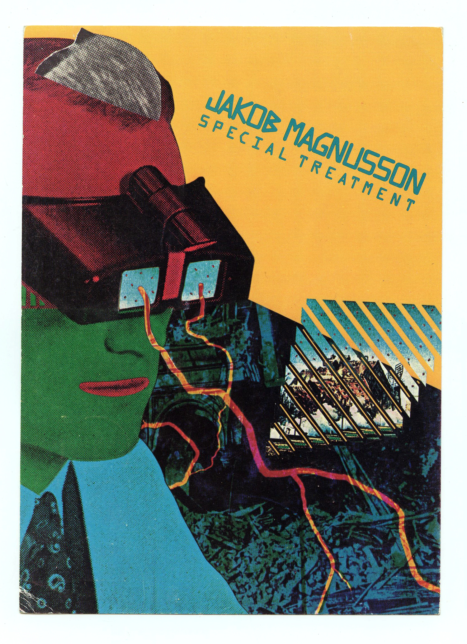 Jakob Frímann Magnússon Postcard 1979 Special Treatment Album Promotion Mailed 