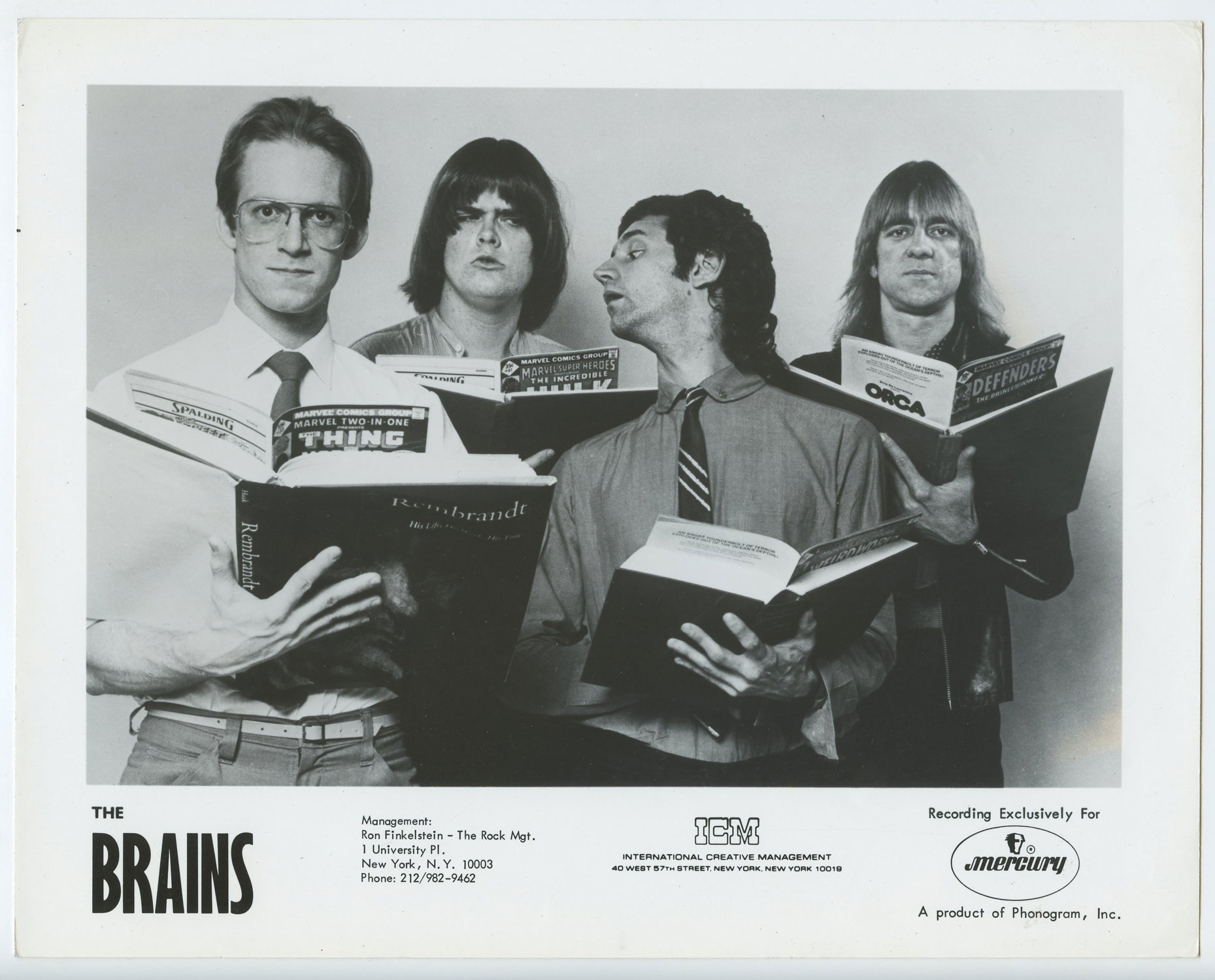 The Brains Photo 1980 Mercury Records