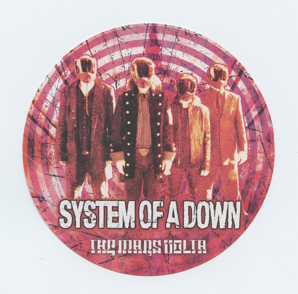 System of A Down Flyer 2005 Oct 8 Oakland Arena 5 inch Diameter