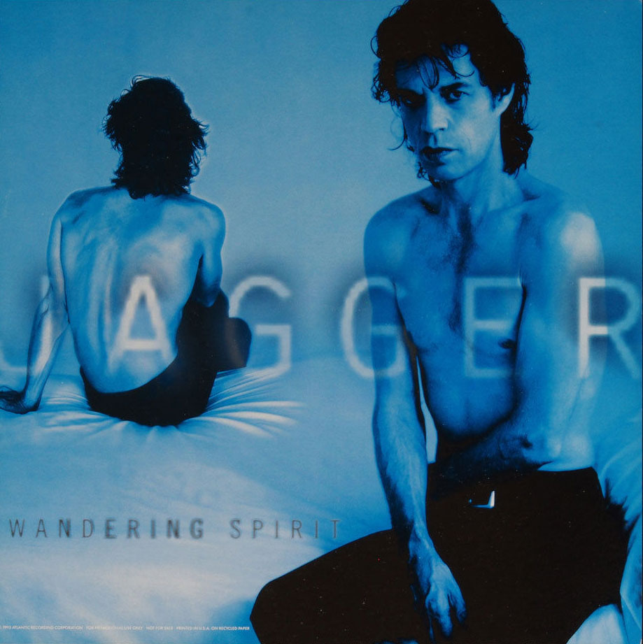 Mick Jagger Poster Flat Wandering Spirit 1993 Album Promotion 12 x 12