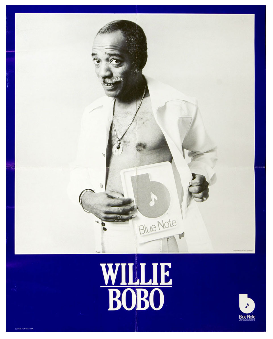 Willie Bobo Poster Blue Note Promotion 1977