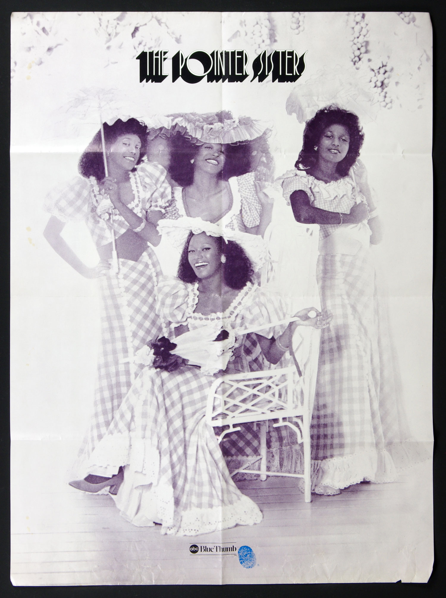 Pointer Sisters Poster 1974 That's A Play Album Promotion