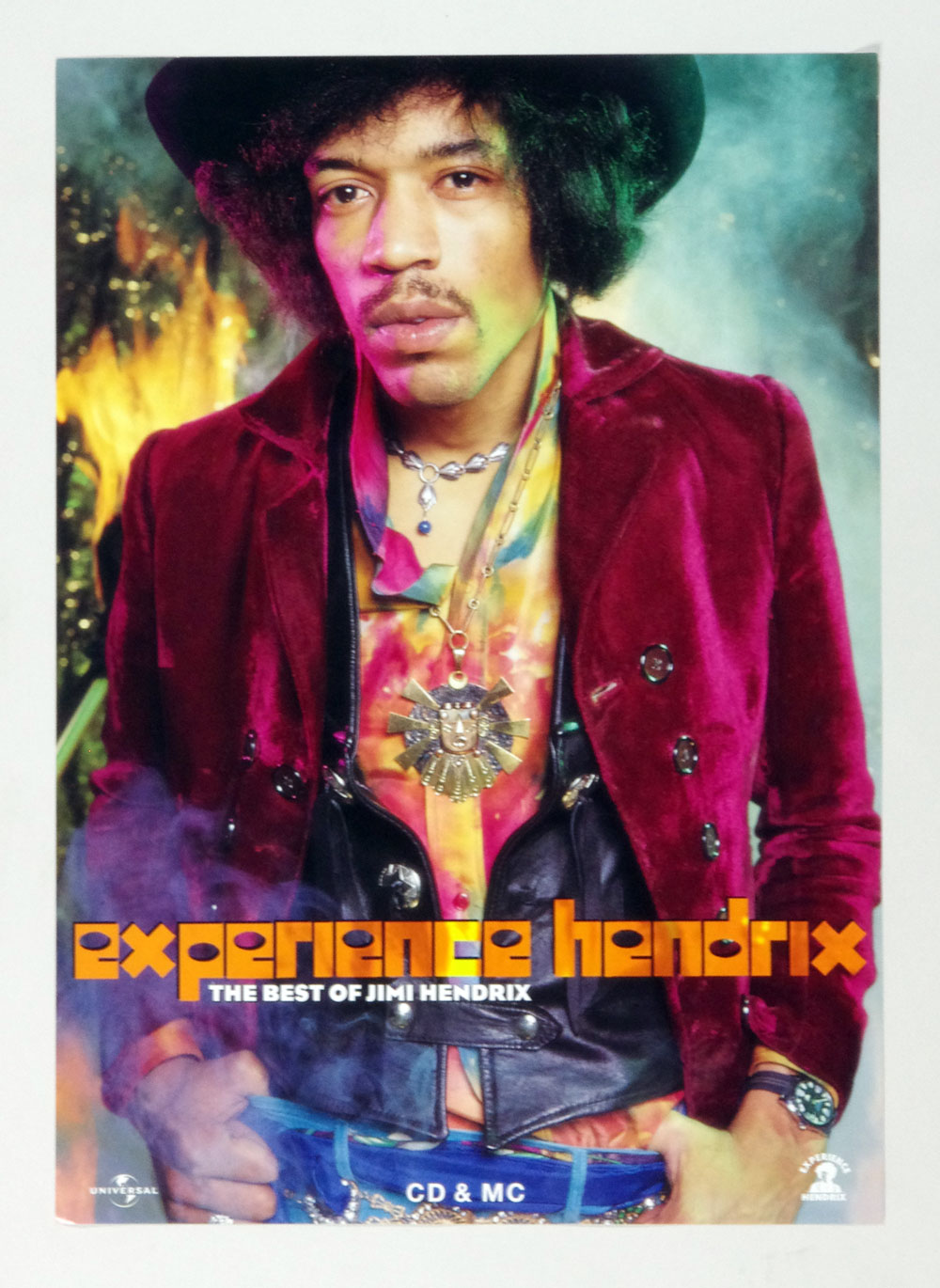 Jimi Hendrix Poster 2000 Newly Remastered CD Promotion