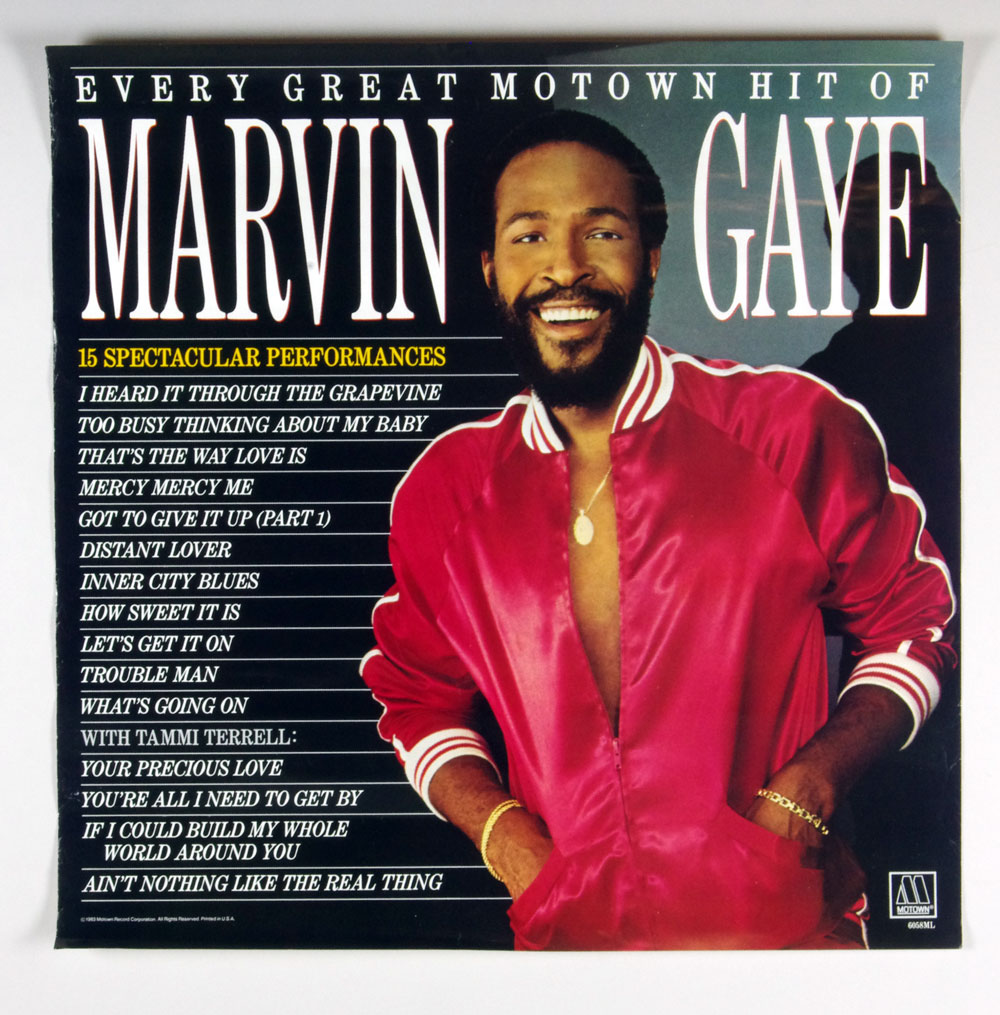 Marvin Gaye Poster 1983 Every Great Motown Hit of Marvin Album Promo 34 ...