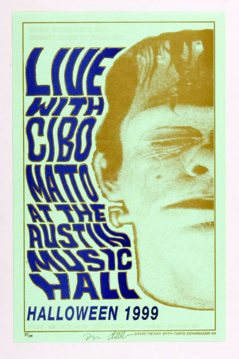 CIBO MATTO Poster 1999 Oct 31 Austin Music Hall 