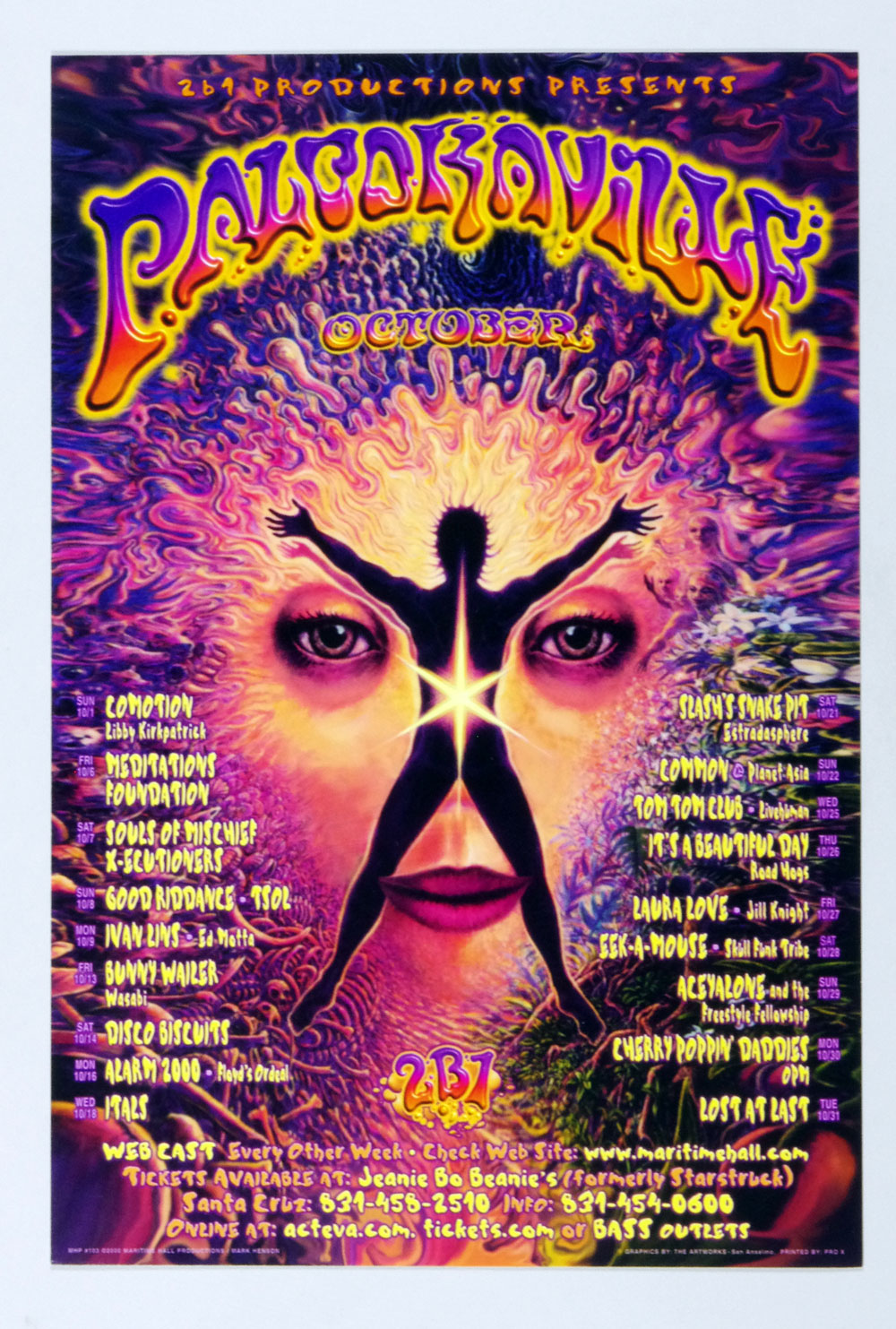 Palookaville Poster 2000 Oct Disco Biscuits It s A Beautiful Day