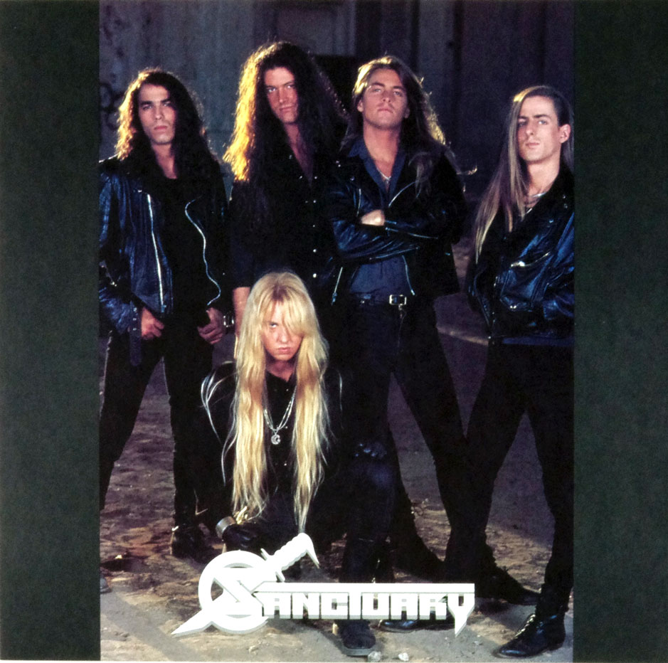 Sanctuary Poster Flat 1990 Into The Mirror Black Album Promo 12 x 12