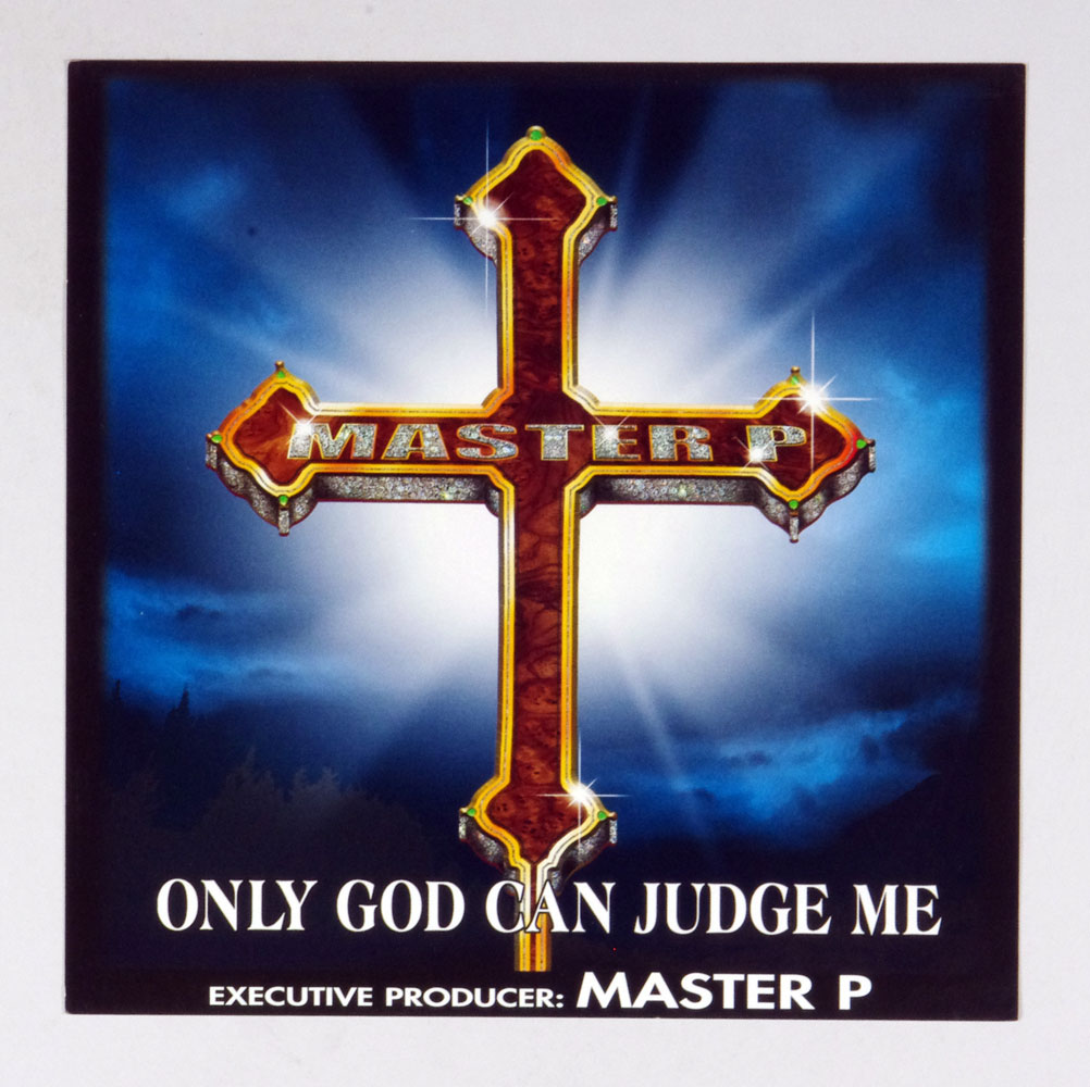 Master P Poster Flat 1999 Only God Can Judge Me Album Promo 12 x 12 