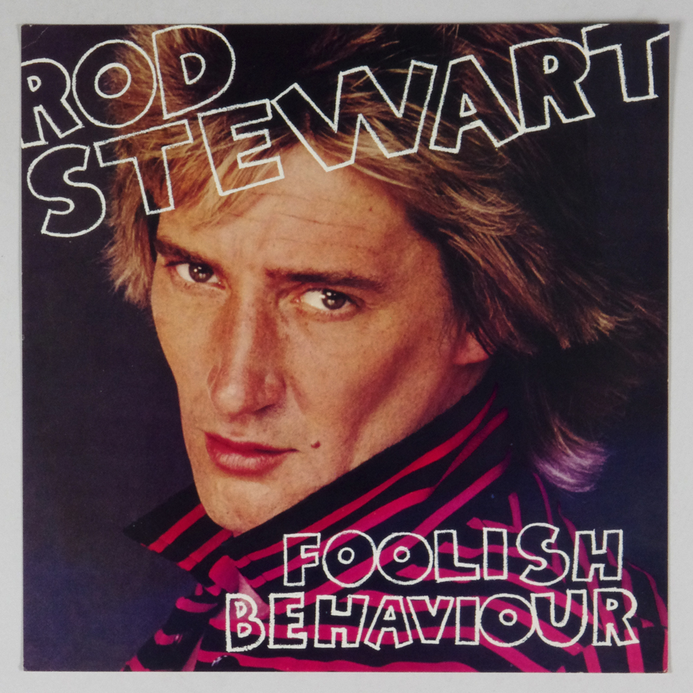 Rod Stewart Poster Flat 1980 Foolish Behaviour Album Promotion 12 x 12