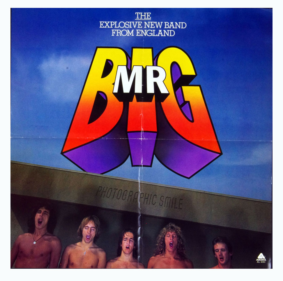 Mr. Big Poster 1976 Photographic Smile Album Promotion