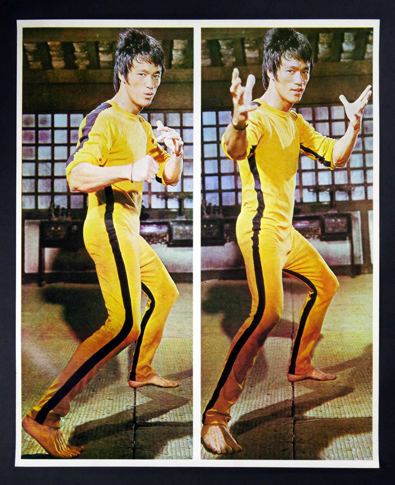 Bruce Lee Poster Game of Death Dual Image 1979 Vintage 23 x 39Rock