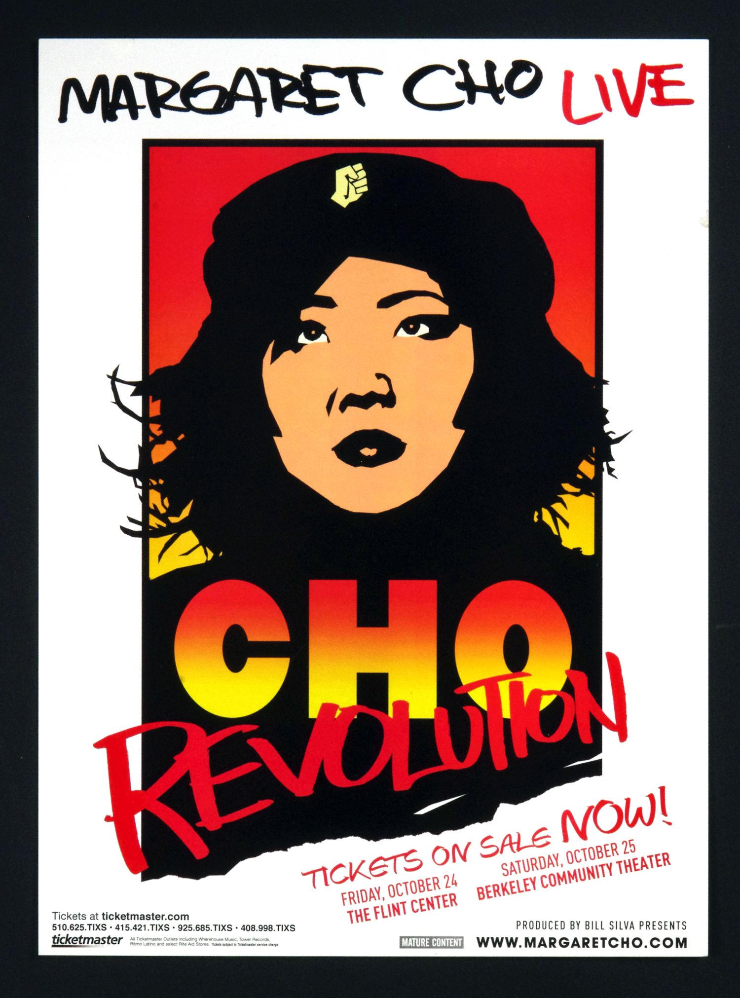 Margaret Cho Poster 2004 Cho Revolution Berkeley Community Center