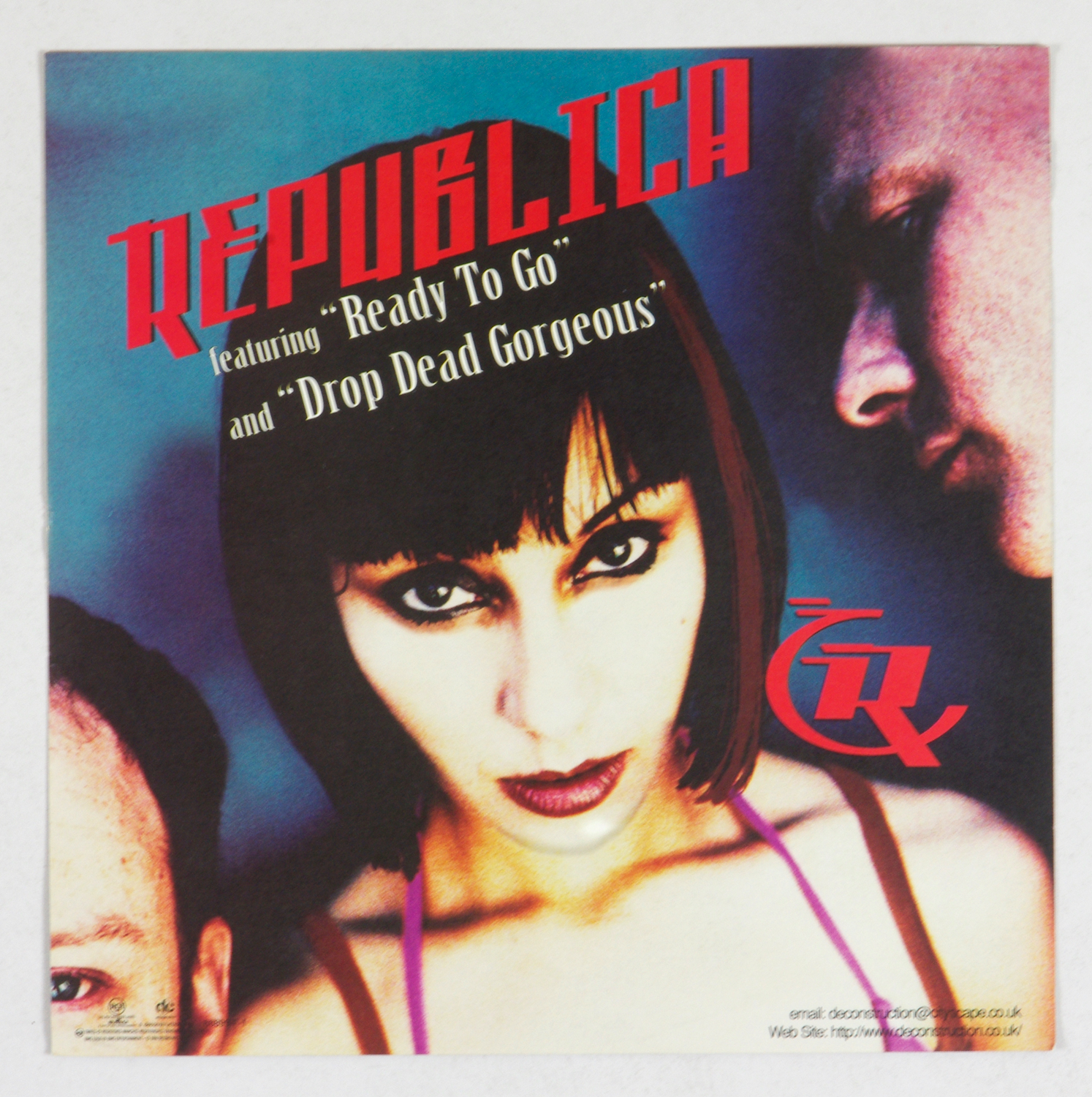 Republica Poster Flat 1996 Self Titled Debut Album Promotion 12 x 12