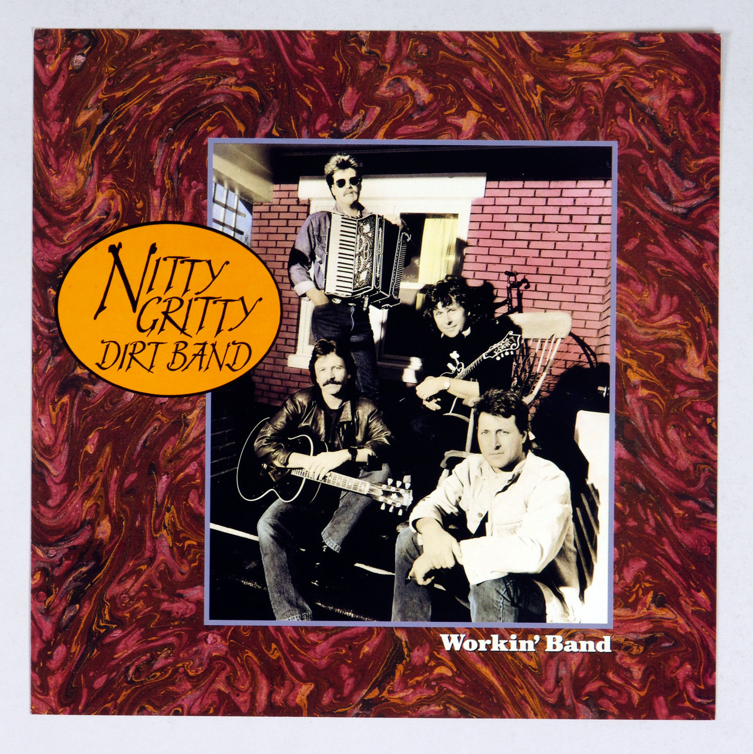 Nitty Gritty Dirt Band Poster Flat 1988 Workin' Album Promotion 12 x 12