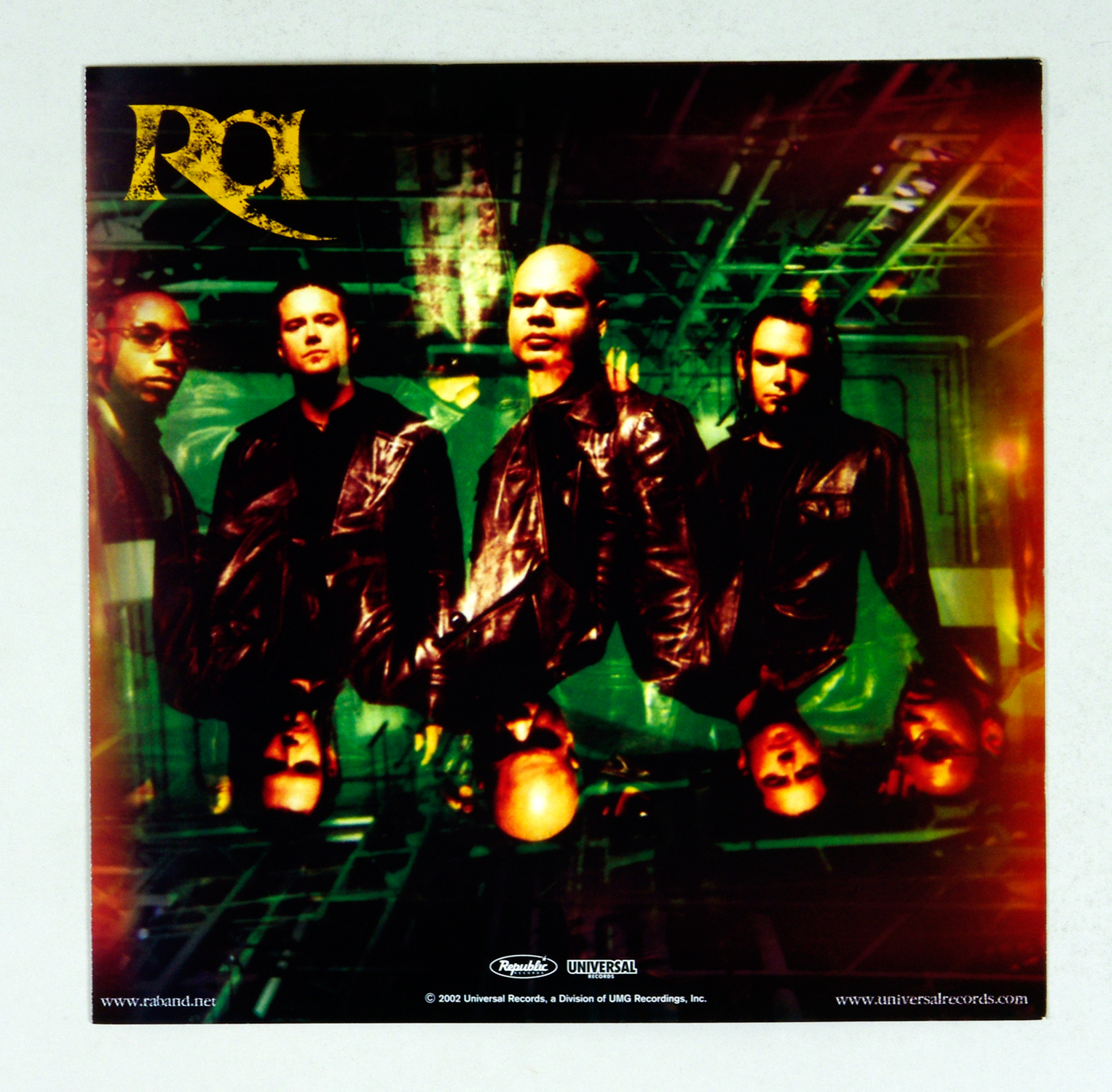 Ra Poster Flat 2002 From One Album Promotion 12 x 12 