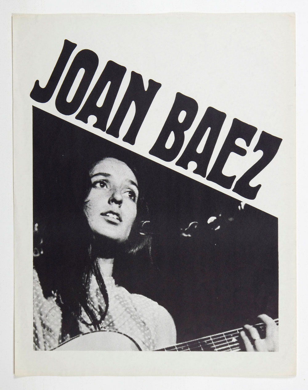 Joan Baez 1967 Sep 2 Monterey Fairgrounds Arena Reprint 1974