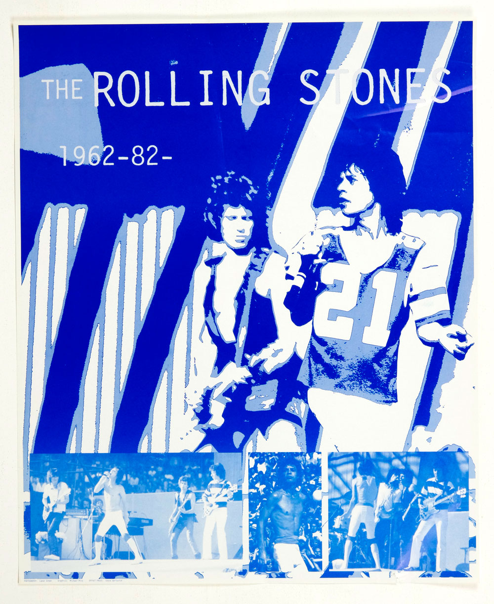 The Rolling Stones Poster 20th Anniversary Promotion 1962 1982