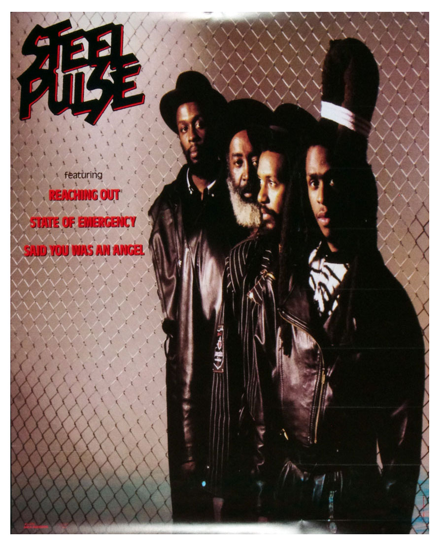 Steel Pulse Poster 1988 State of Emergency Album Promotion