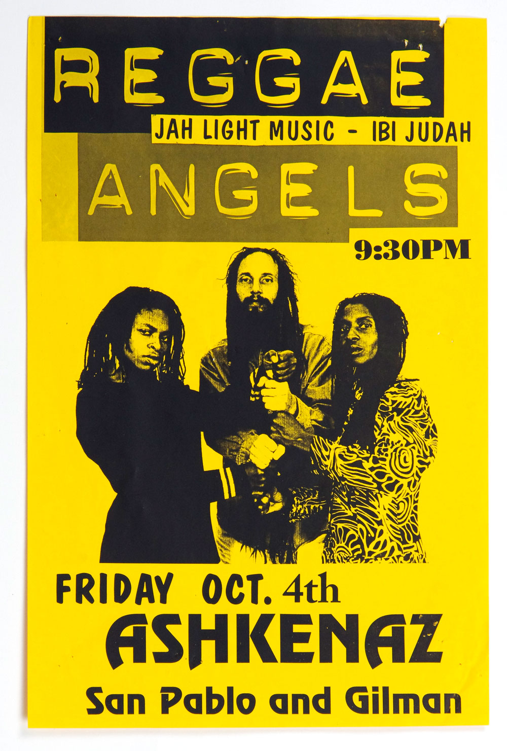 Jah Light Poster 2003 Oct 4 Ashkenaz Berkeley