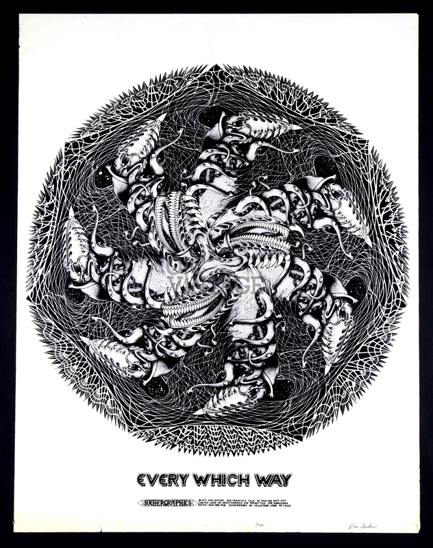 Psychedelia Poster Every Which Way 1979 Sep Don Sucher