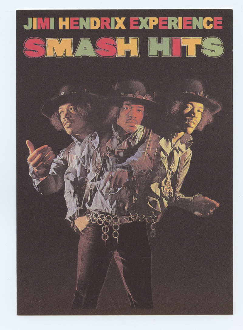 Jimi Hendrix Postcard SMASH HITS Album Promotion