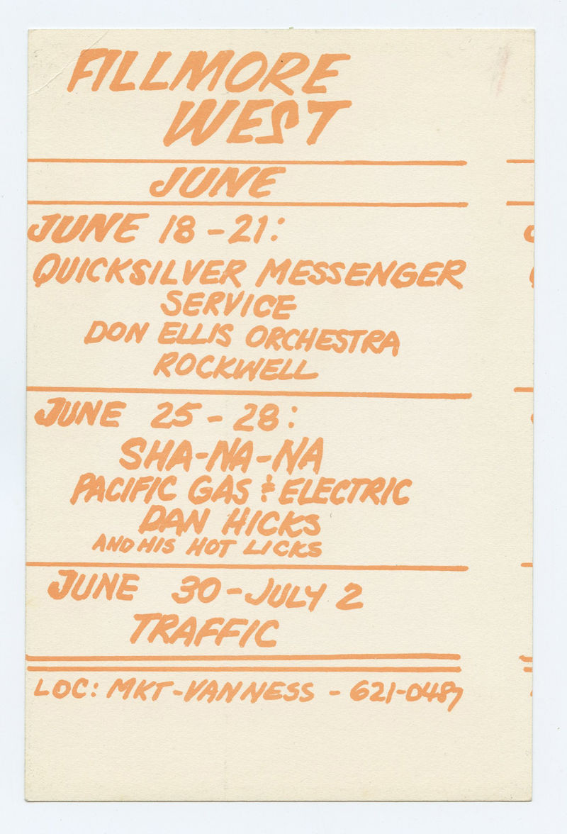 BG 239 Postcard Ad Back Don Elis 1970 Jun 18 Fine