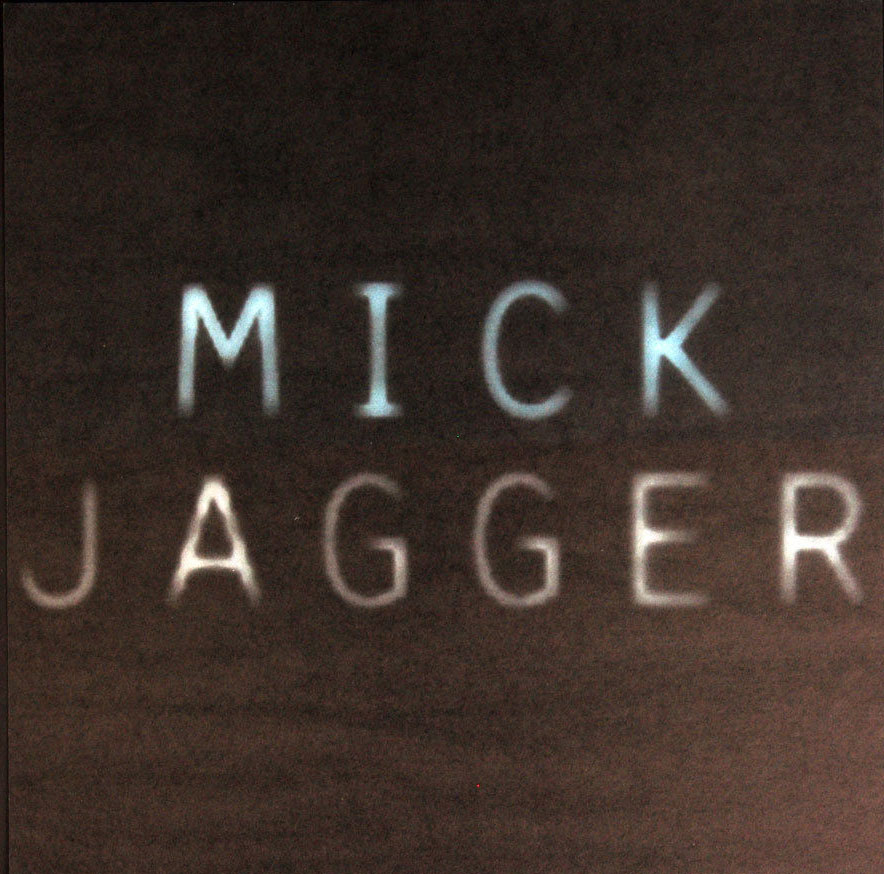 Mick Jagger Poster Flat Wandering Spirit 1993 Album Promotion 12 x 12