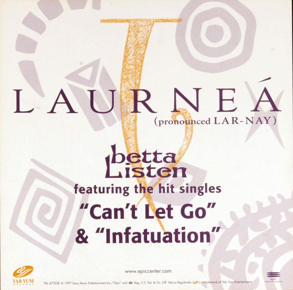 Laurnea Poster Flat Betta Listen 1997 Album Promotion 12 x 12