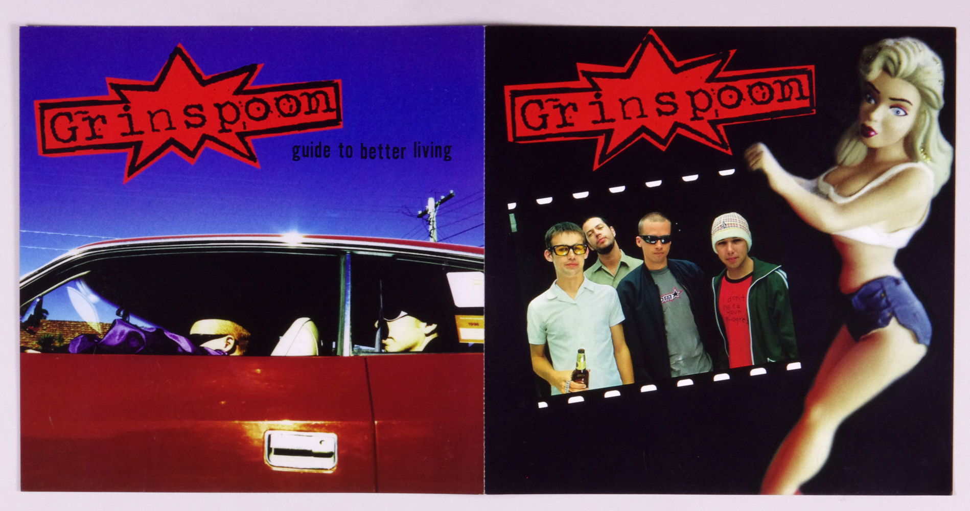 Grinspoon Poster Flat 1997 Guide To Better Living Album Promotion 12 x 12