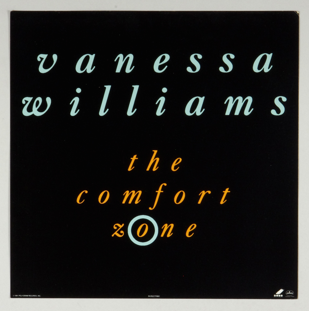 Venessa Williams Poster Flat 1991 The Comport Zone Album Promo 12 x 12