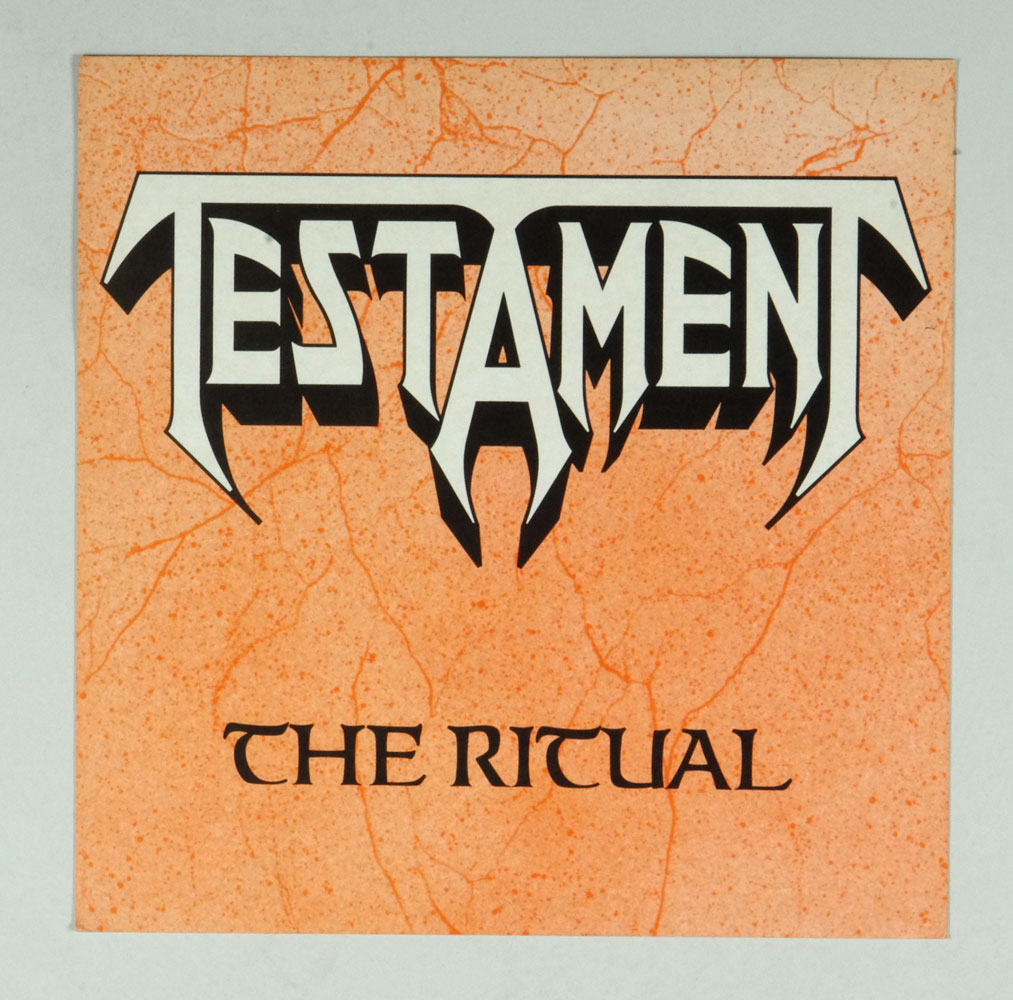 Testament Poster Flat 1992 The Ritual Album Promotion 12 x 12