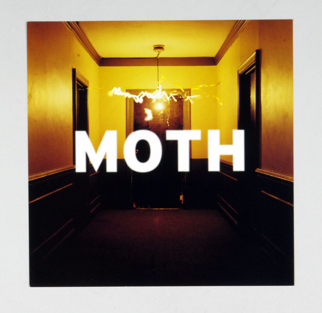 Moth Poster Flat 2002 Provisions Fiction and Gear Album Promotion 12 x 12