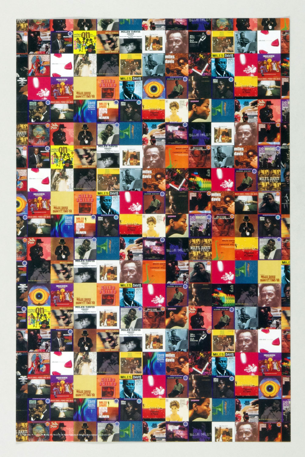 Miles Davis Poster 2001 The Essential Miles Davis Album Promotion Columbia Records