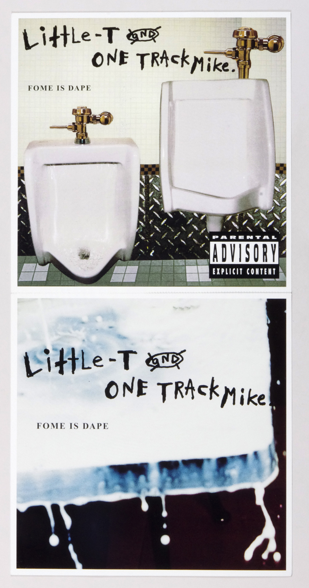 Little-T and One Track Mike Poster Flat 2001 Fome is Dape Album Promo 12 x 12