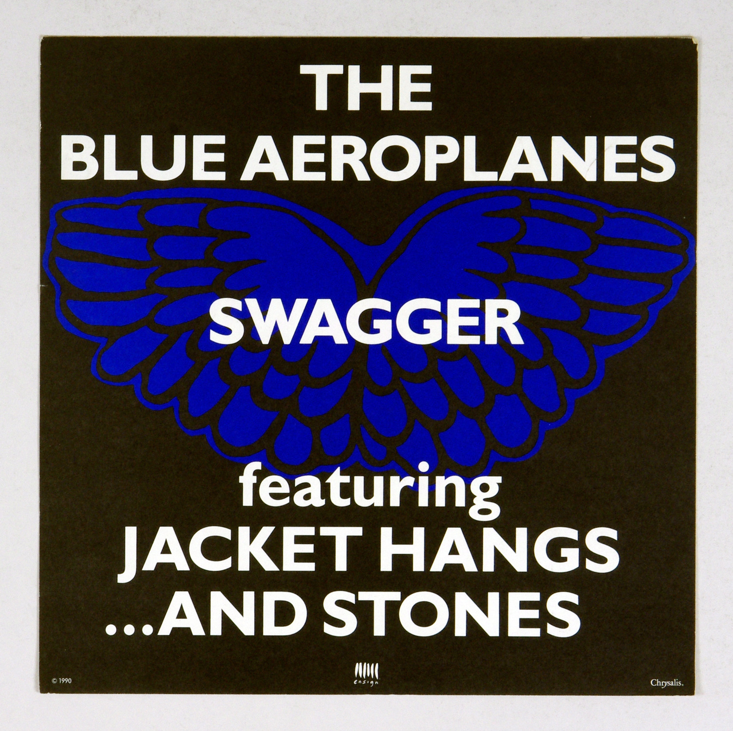 The Blue Aeroplanes Poster Flat 1990 SWAGGER Album Promotion 12 x 12