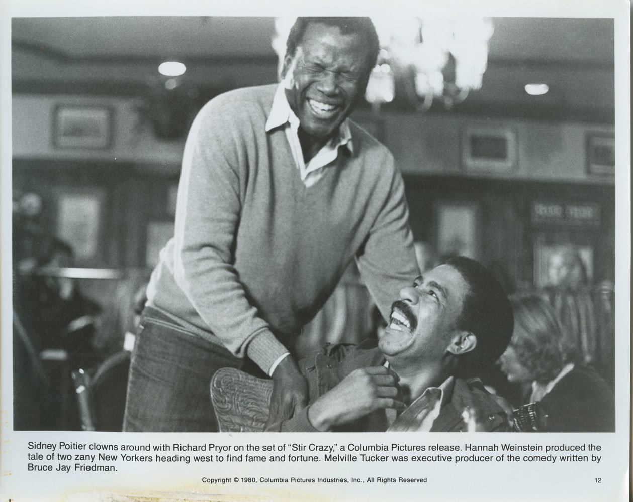 Sydney Poitier Richard Pryor Photo 1980 Stir Crazy Original Vintage