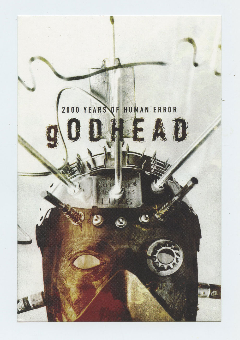 GODHEAD Postcard 2000 Years of Human Error Album Promo