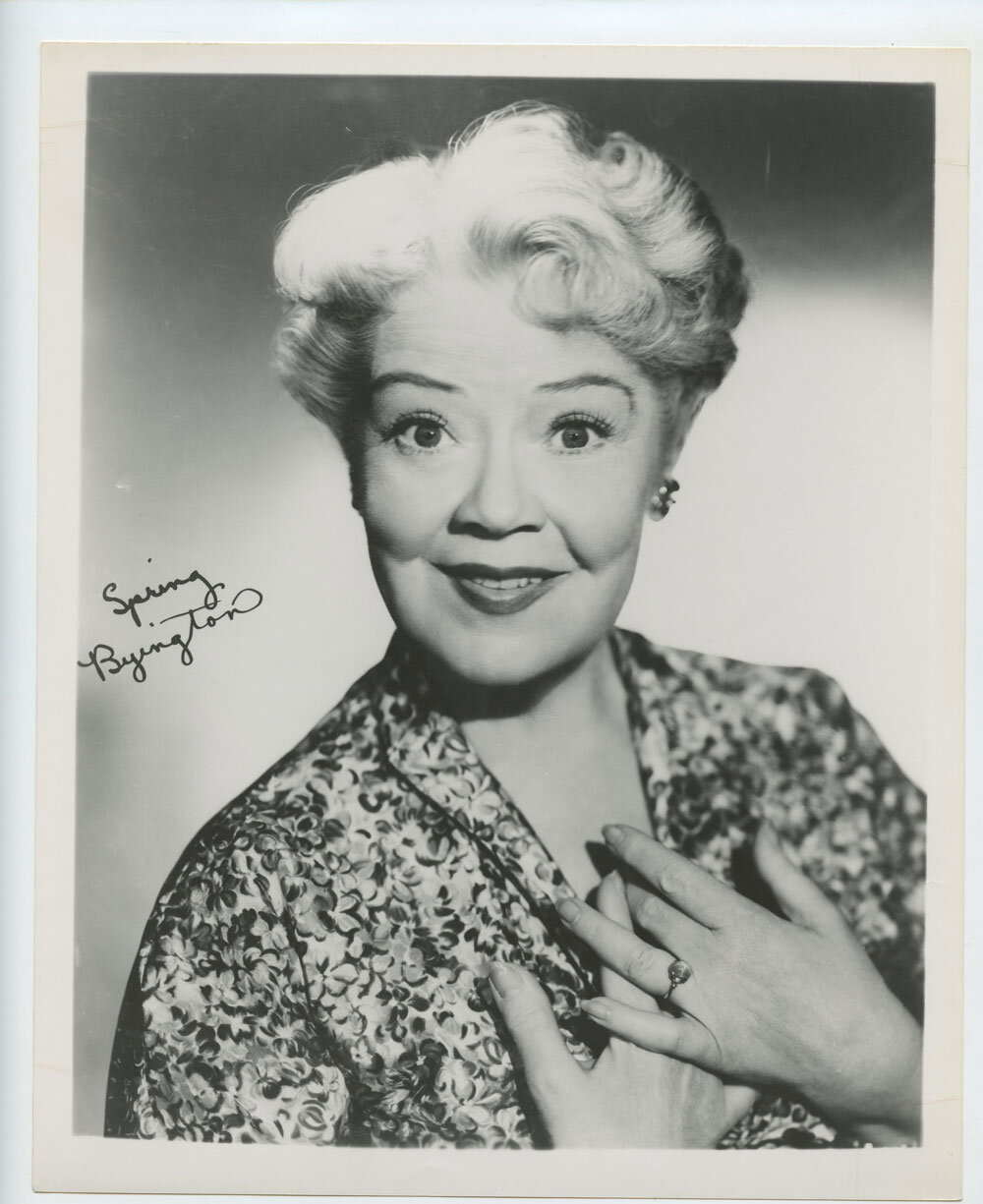 Spring Byington Photo 1950s Publicity Promo Original Vintage