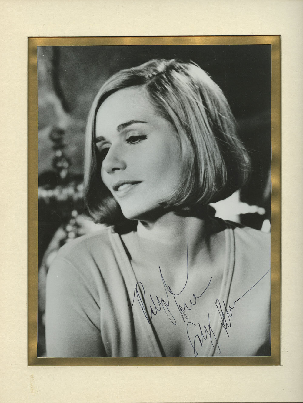 Sally Kellerman Photo 1965 Autographed Inscribed Original Vintage