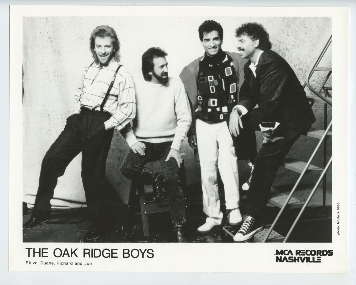 The Oak Ridge Boys Photo 1980's MCA Records