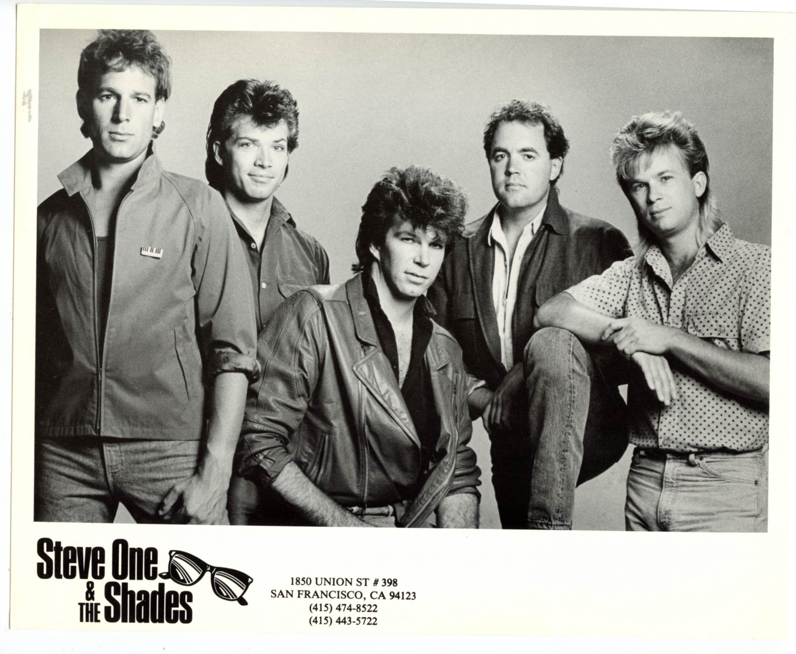 Steve One And The Shades Photo 1987 Steve One Records