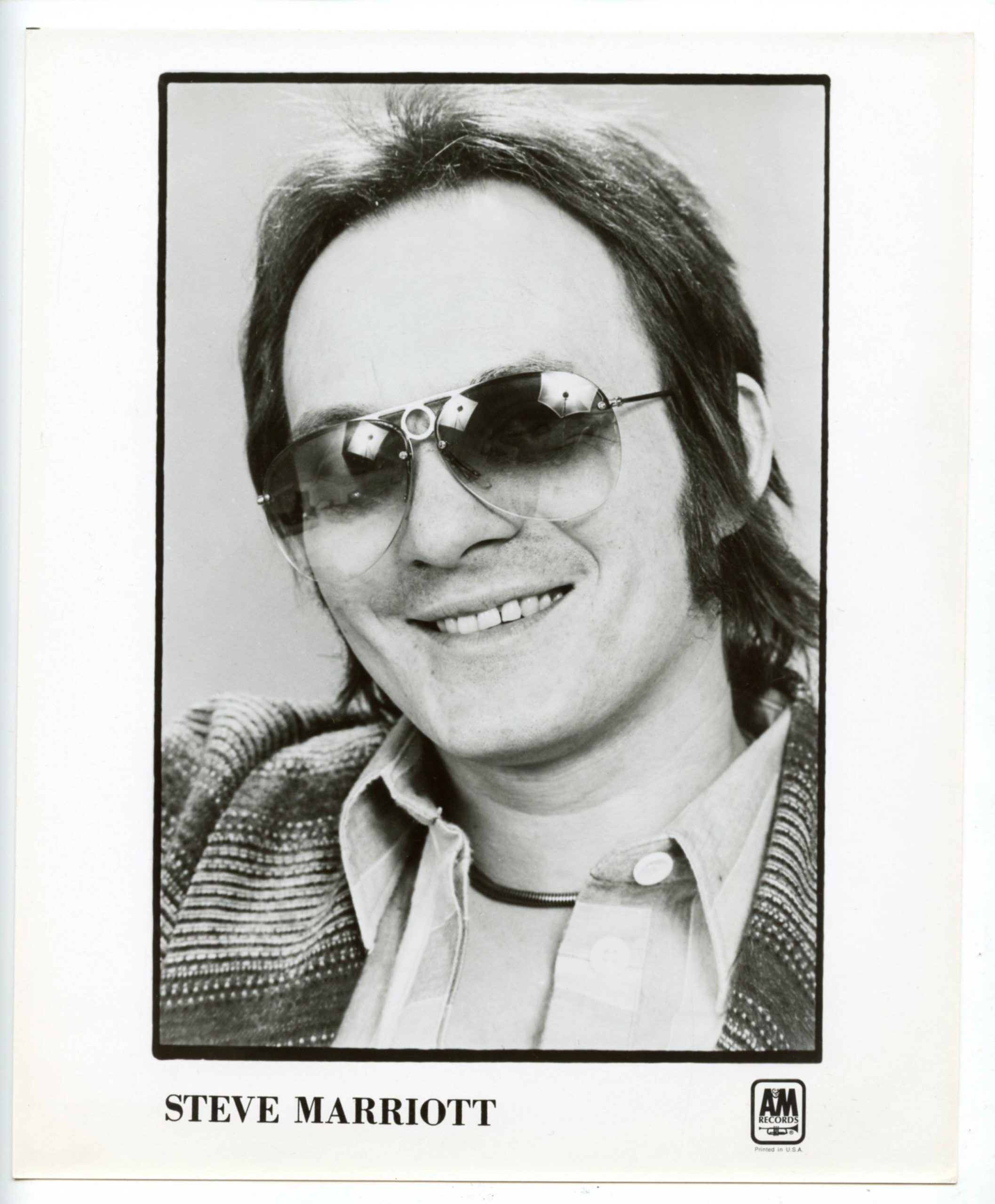 Steve Marriott Photo 1980s A&M Records