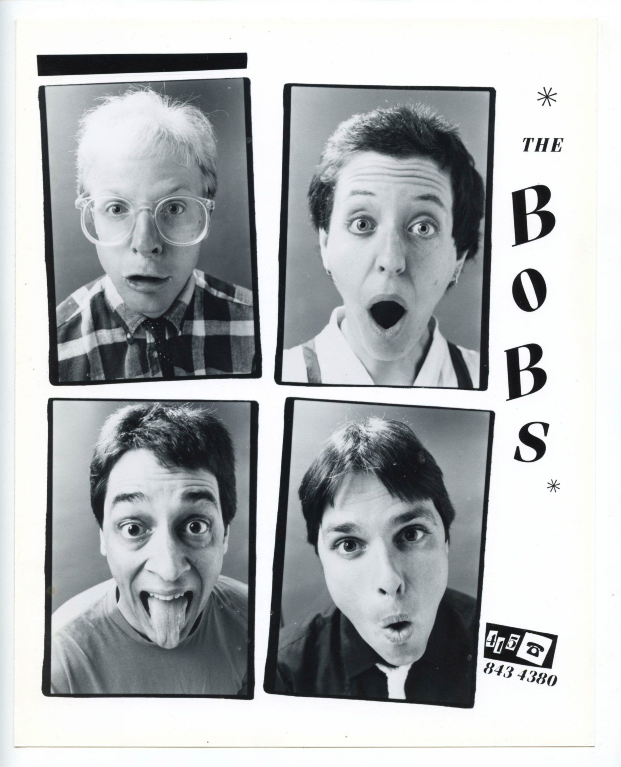 The Bobs Photo 1990s Publicity Promotion