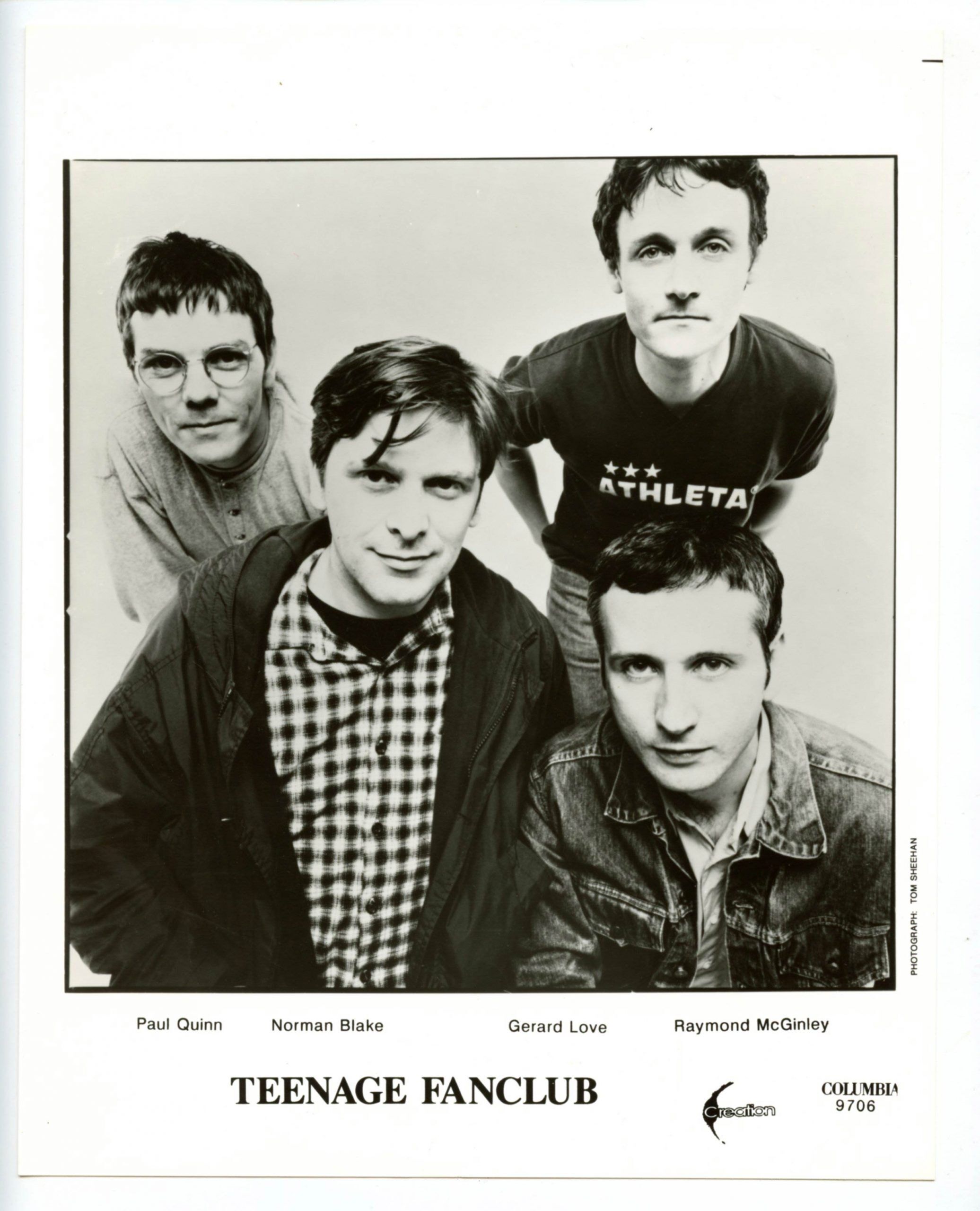 Teenage Fanclub Photo 1990s Columbia Records