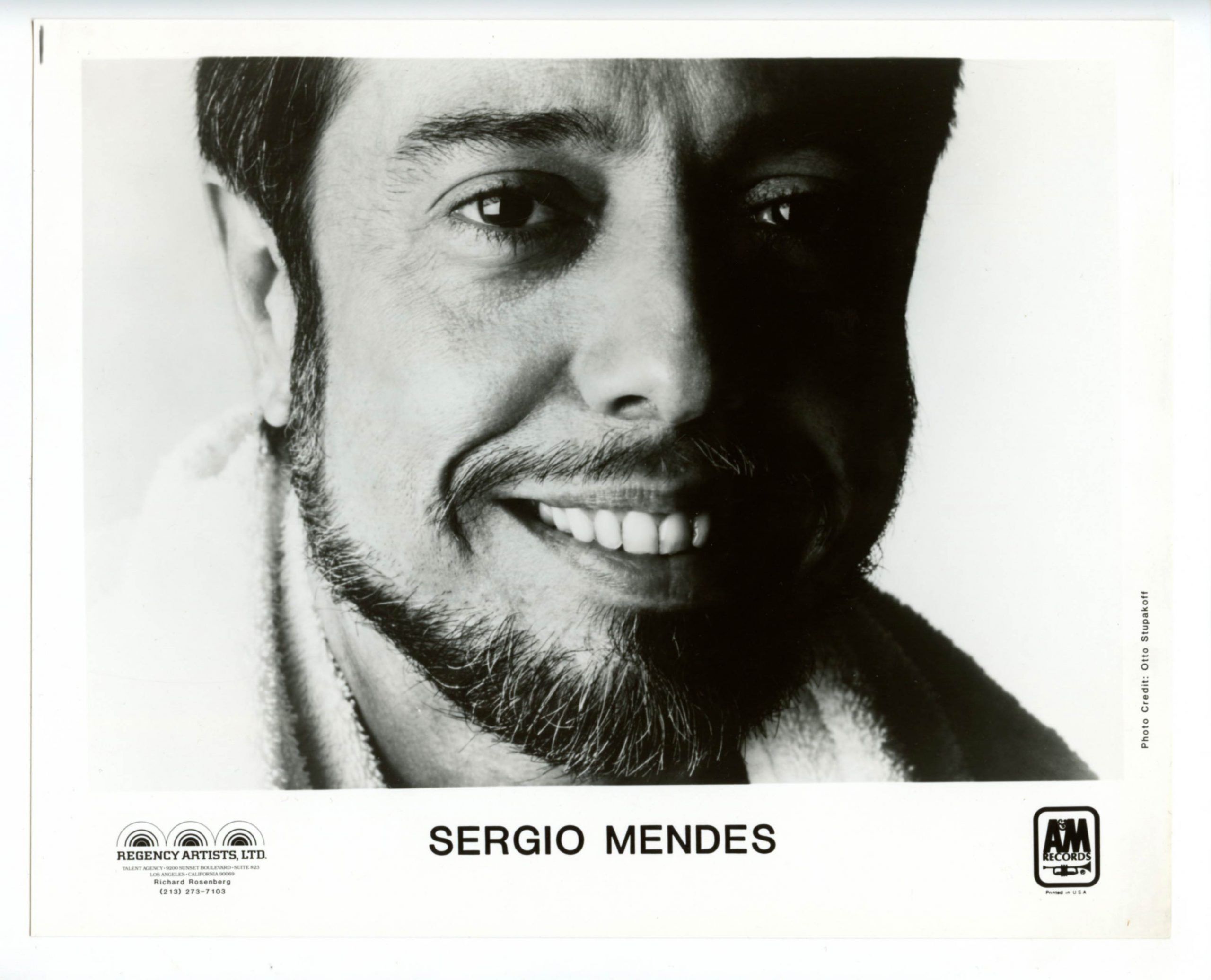 Sergio Mendes Photo 1980s A&M Records