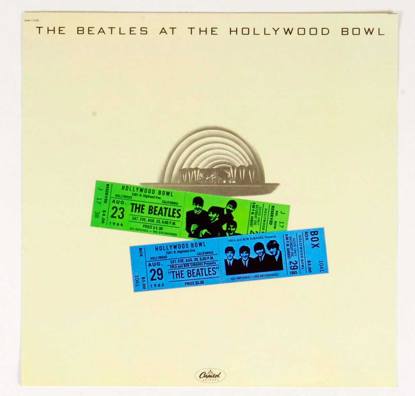 The Beatles Poster Clothesline 1977 The Beatles At The Hollywood Bowl Album Promotion 12 x 12