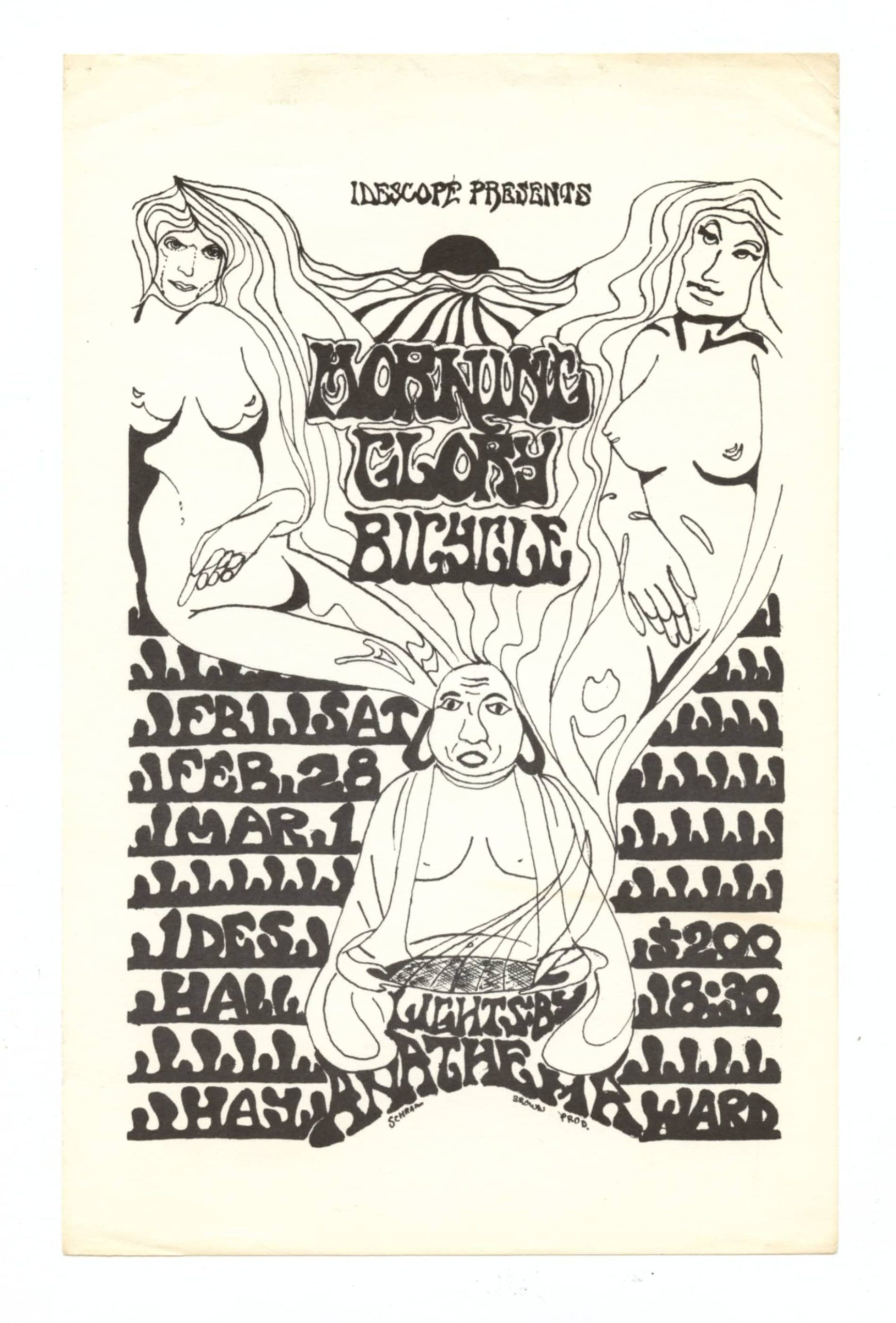 Morning Glory Handbill 1969 Feb 29 IDES Hall Hayward